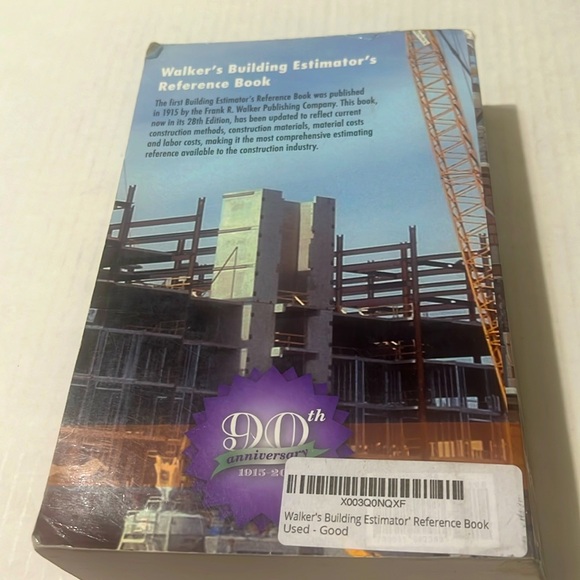 Walker's Building Estimator's Reference Book 28th Edition GUC - Picture 3 of 12